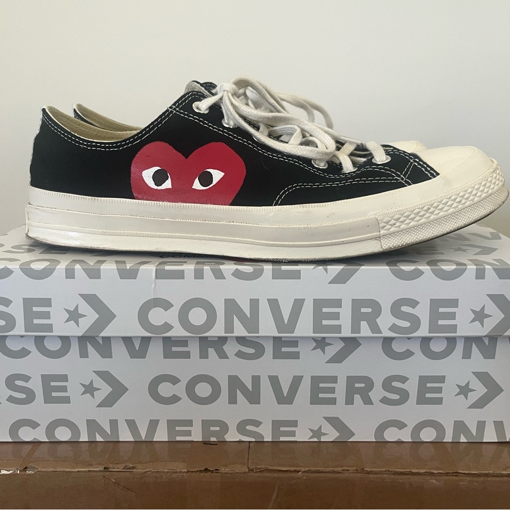 ‼️ Converse x PLAY Comme Des Garçons Chuck Taylor 70 Low - Size 12